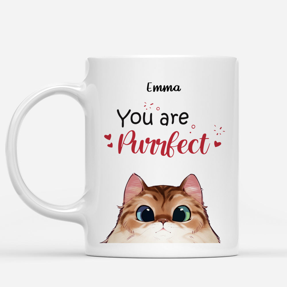 Personalized Mug - Love Cat - You Are Purrfect