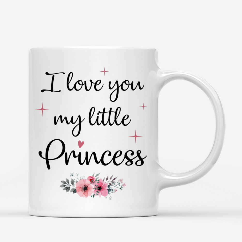 Mother & Little - Personalized Coffee Mug - I love you my Little Princess_2