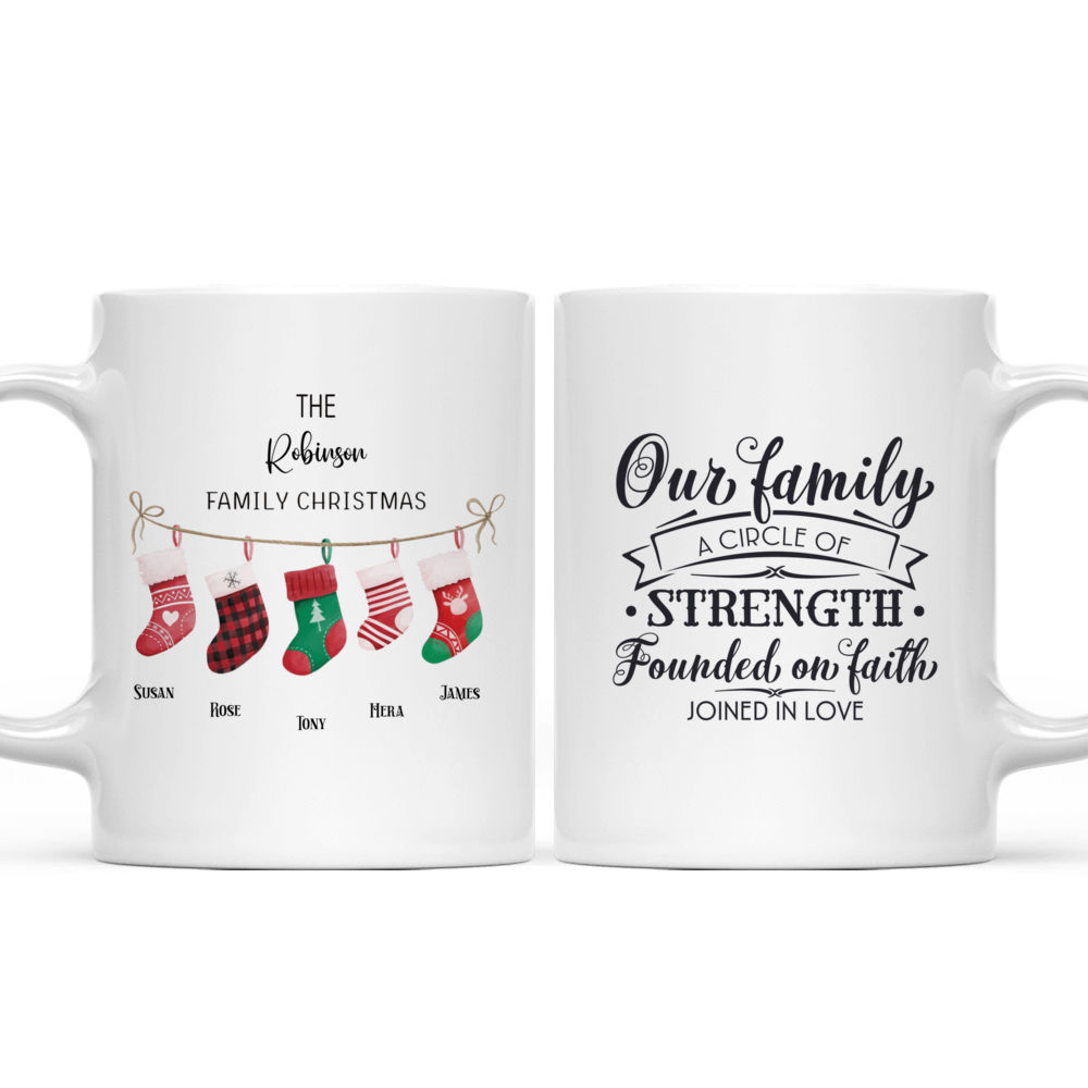 Family Mug - Xmas Stocking Mug - Christmas Stocking Family - Family Member - Custom Mug - Family Quotes - Gifts For Family, Bestie, Family, Sister, Cousin, Friends, Lover - 41856	41897_3