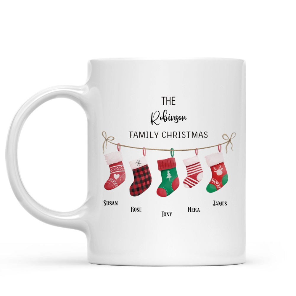 Family Mug - Xmas Stocking Mug - Christmas Stocking Family - Family Member - Custom Mug - Family Quotes - Gifts For Family, Bestie, Family, Sister, Cousin, Friends, Lover - 41856	41897_1