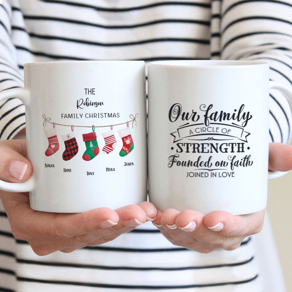 Family Mug - Xmas Stocking Mug - Christmas Stocking Family - Family Member - Custom Mug - Family Quotes - Gifts For Family, Bestie, Family, Sister, Cousin, Friends, Lover - 41856	41897