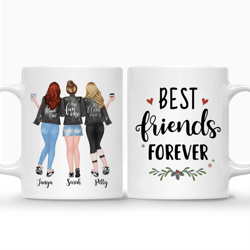 Personalized Mug - Up to 5 Girls - Besties Mug - Si Les Bons Amis Sont  Difficiles À Trouver