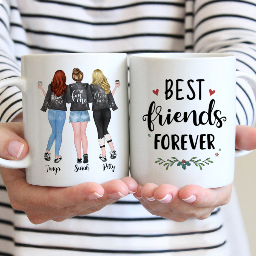 Personalized Mug - Up to 5 Girls - Best friends forever