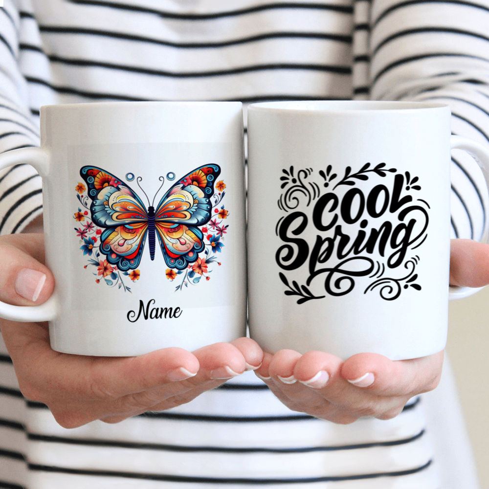 inspirational mug, Floral It is well with my soul coffee cup, cute cof –  Joyful Moose