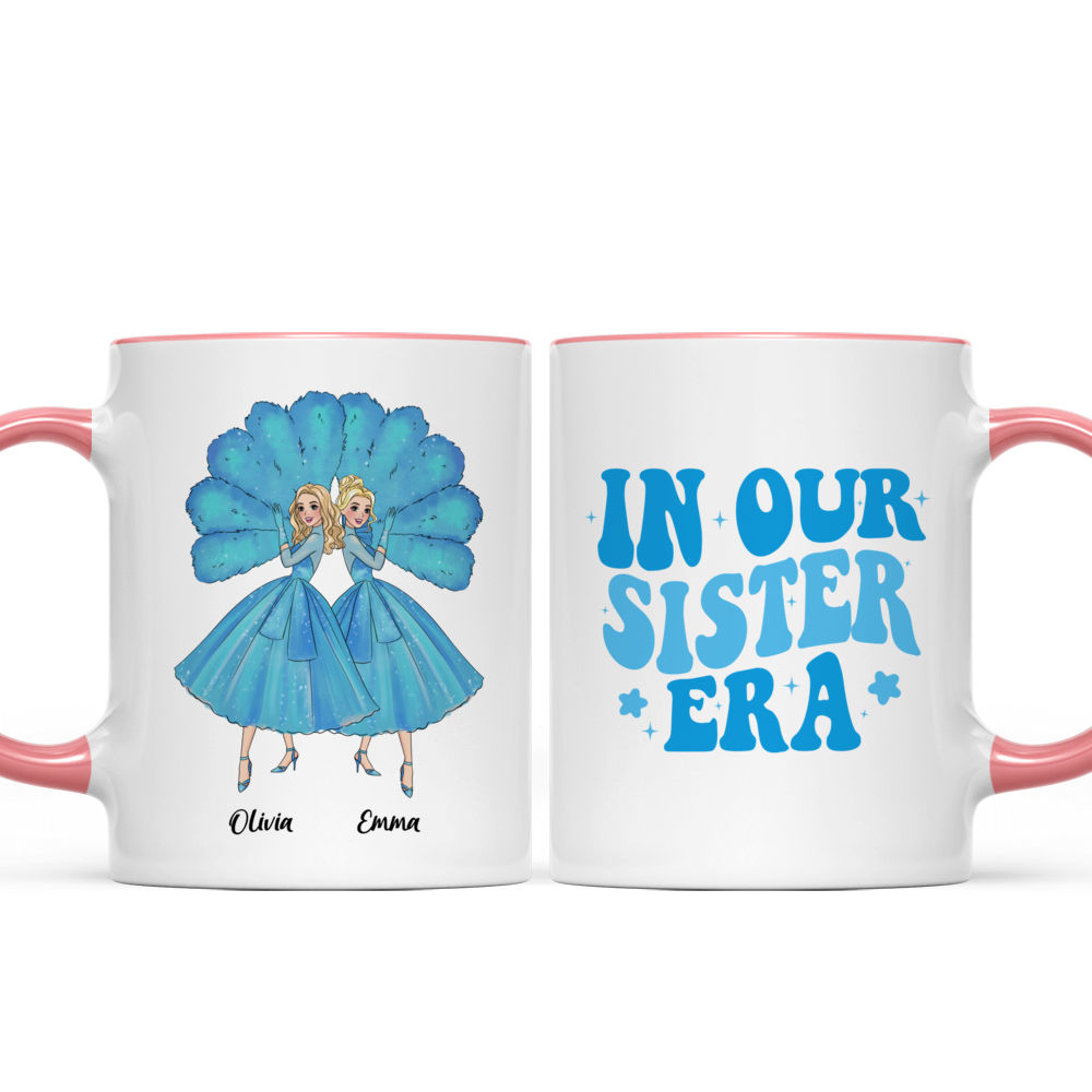 Personalized Mug For Sisters - Sisters Sisters - White Christmas - In our sister era - Personalized Mug_9