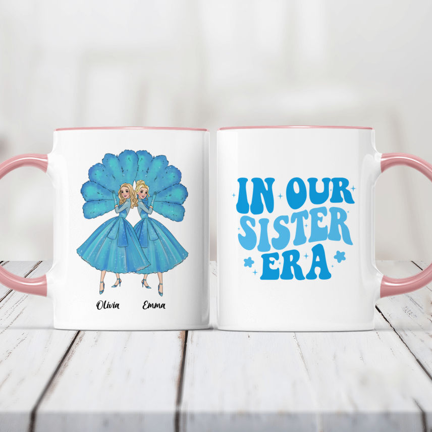 Personalized Mug - Personalized Mug For Sisters - Sisters Sisters - White Christmas - In our sister era_6