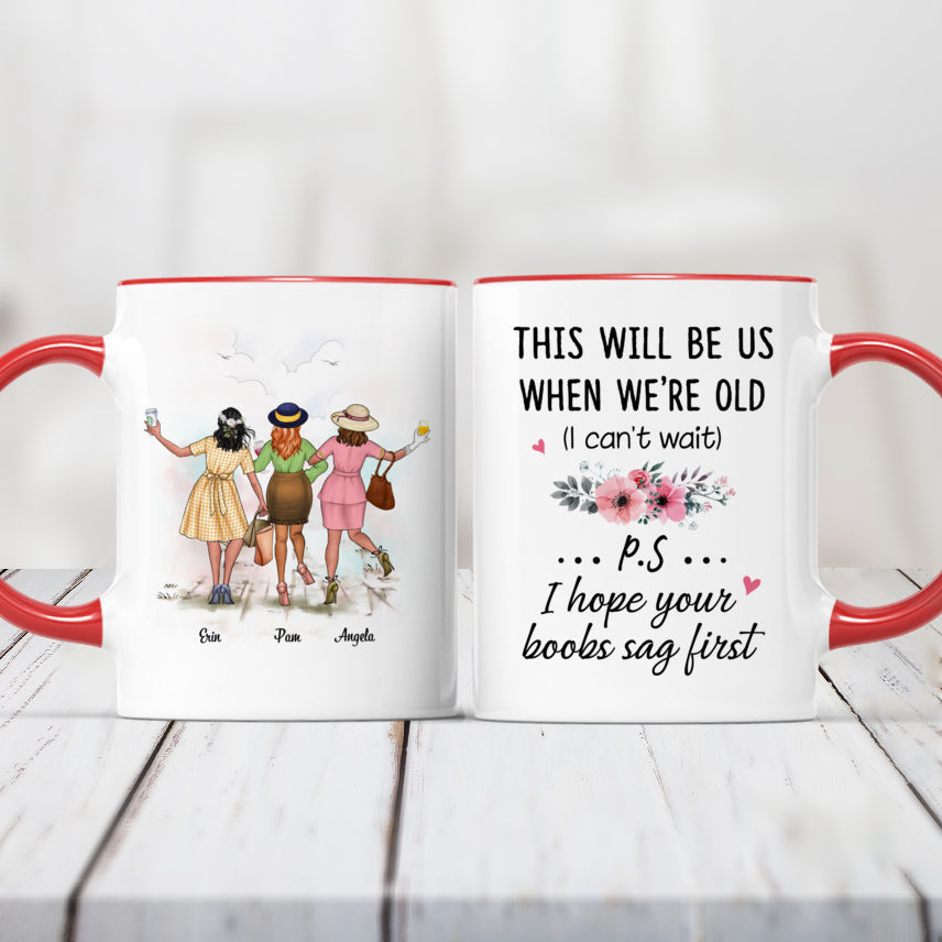 Personalized Mug - Besties Mug - In Our Bestie Era - Trendy 2023