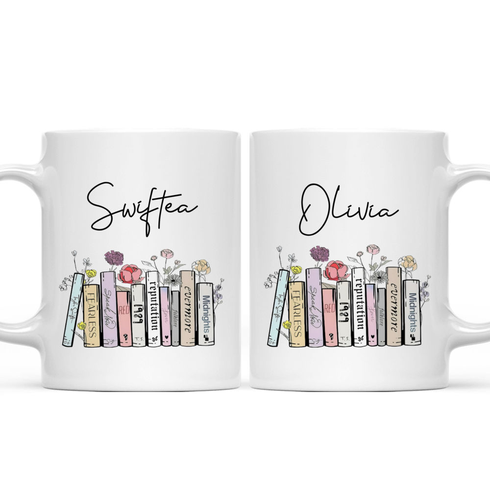 Swiftea Mug, Gift for Her Birthday Gifts for Her, Music Album as Books, Swiftea Cup, Swiftea Coffee Mug UBIC-2