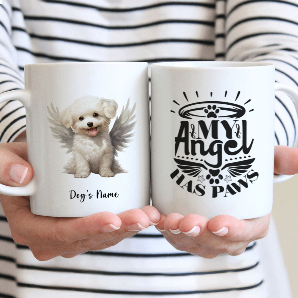 Winged Angel Dog Extra Large Coffee Mug