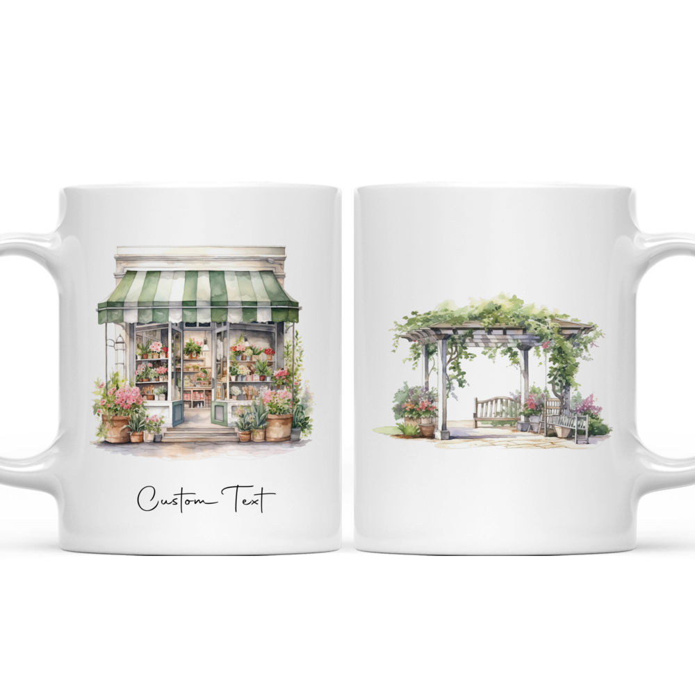 Flowers Mug - Flowers Shop - Floral Storefront Mug - Floral Pergola - Flowers Garden Mug - Custom Mug - Gifts For Bestie, Family, Sister, Cousin, Friends, Lovers-  Personalized Mug - 42215 42219_3