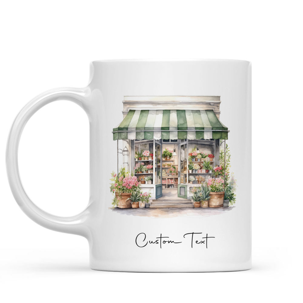 Flowers Mug - Flowers Shop - Floral Storefront Mug - Floral Pergola - Flowers Garden Mug - Custom Mug - Gifts For Bestie, Family, Sister, Cousin, Friends, Lovers-  Personalized Mug - 42215 42219_1