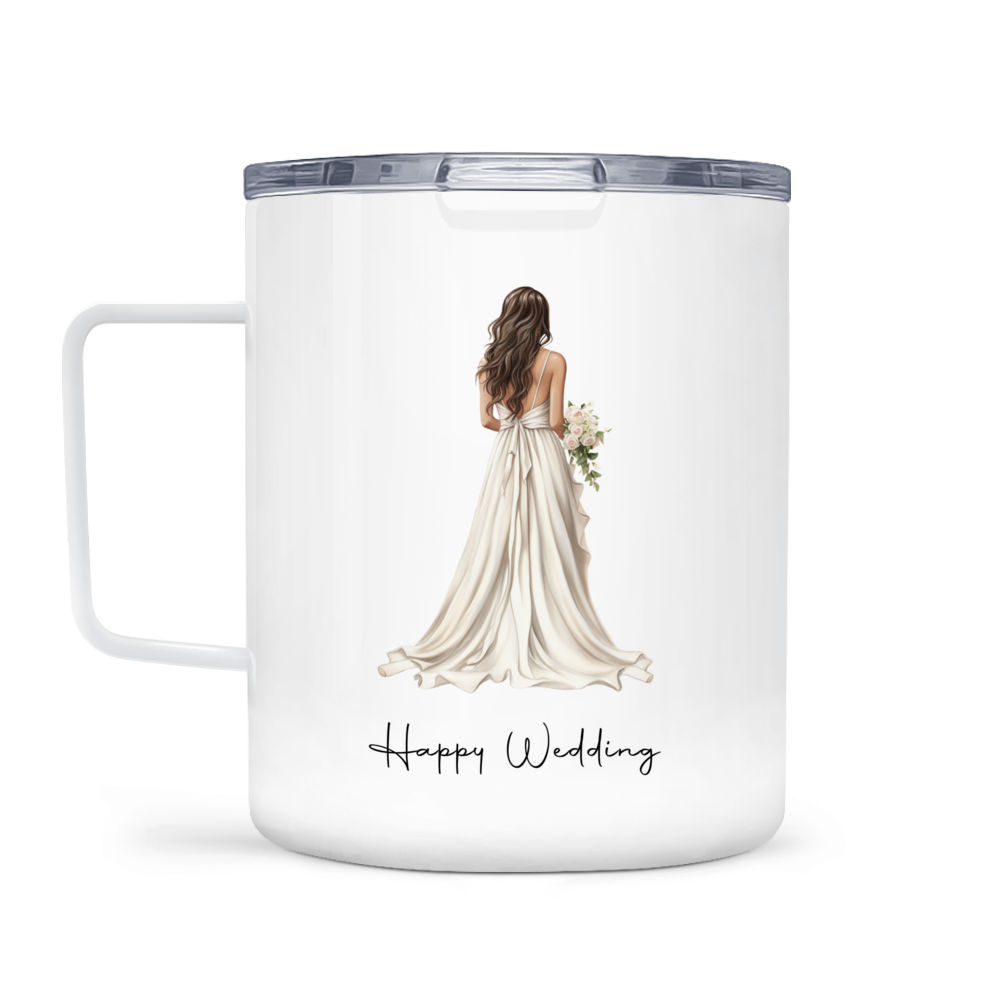 Wedding Mug - Bride Mug - Team Bride Mug - Custom Mug - Gifts For Bestie,  Family, Sister, Cousin, Friends, Lovers- Personalized Mug - 42309 42311
