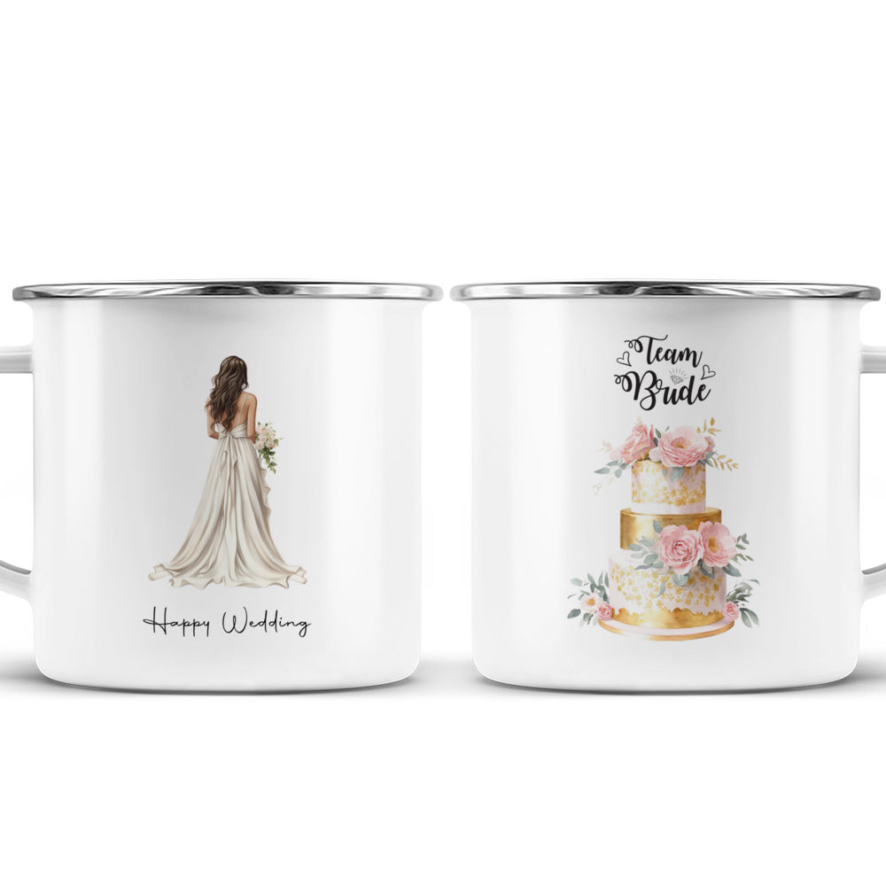 Wedding Mug - Bride Mug - Team Bride Mug - Custom Mug - Gifts For Bestie,  Family, Sister, Cousin, Friends, Lovers- Personalized Mug - 42307 42308