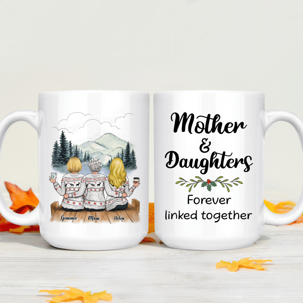 Personalized mug for Mom and Daughter — Glacelis