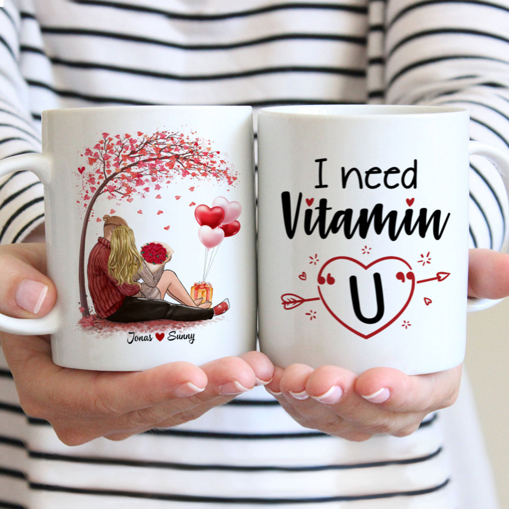 Valentine Couple - Mug - I need Vitamin "U"