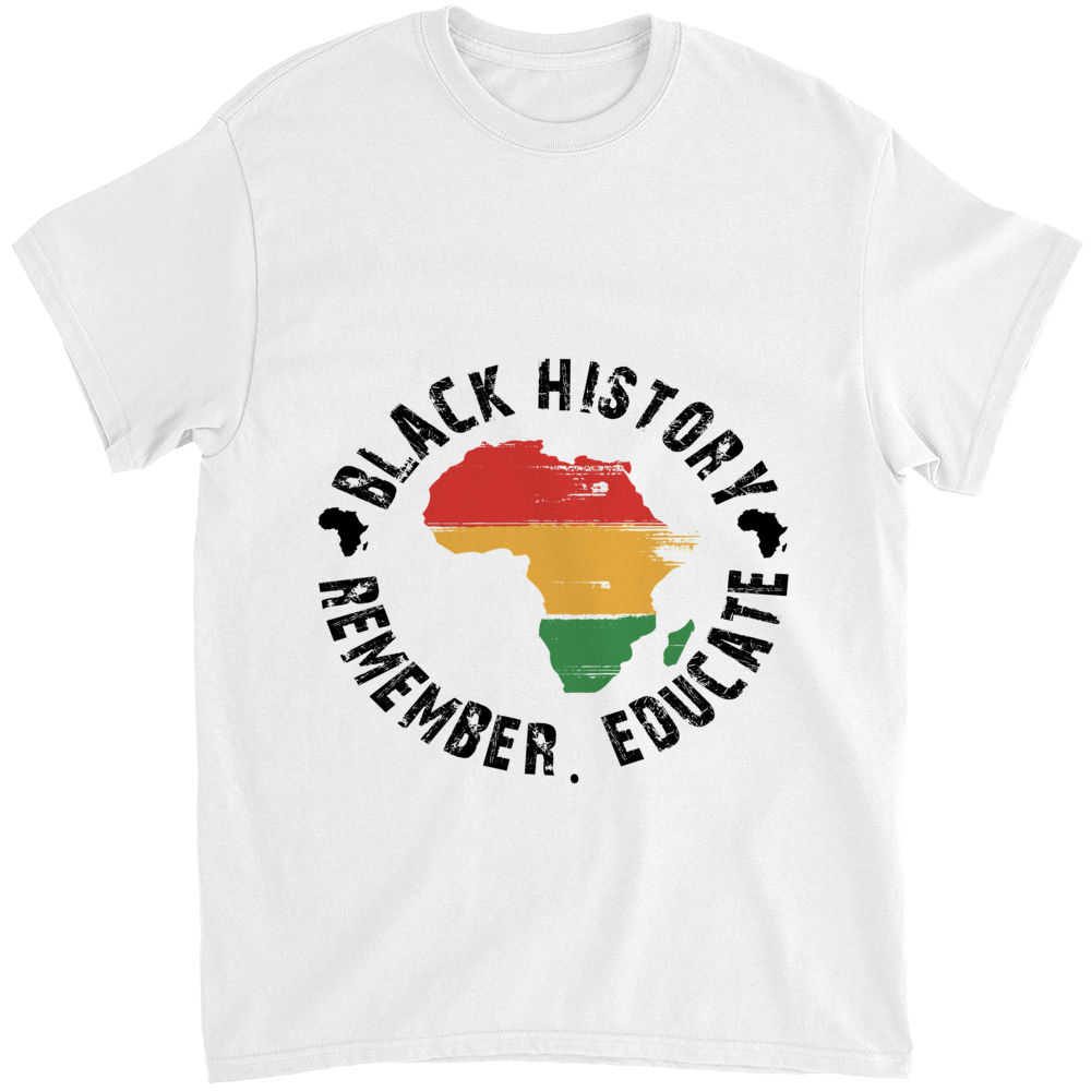 Africa Map Home Black History Month African American T-Shirt Africa Map Home Black History Month African American T-Shirt