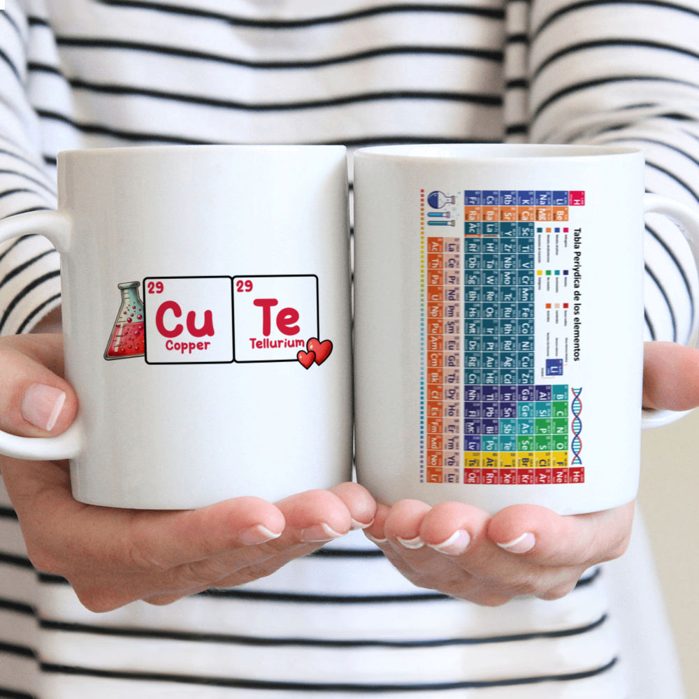 Chemical Mug - Periodic Table Of Chemical Element Mug - Teacher Gifts - Custom Mug - Gifts For Bestie, Family, Sister, Cousin, Friends, Lovers-  Personalized Mug - 42364 42365