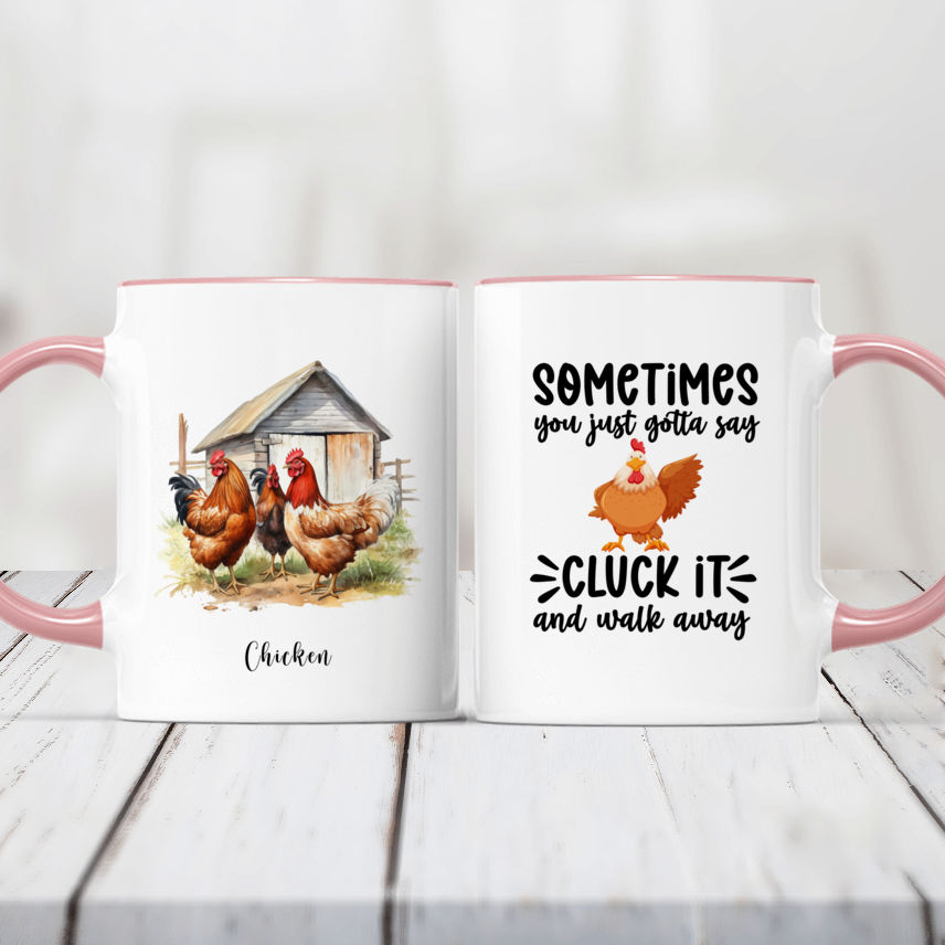 Buy Premium dear Crazy Chicken Mom Personalized Mug, Gift for