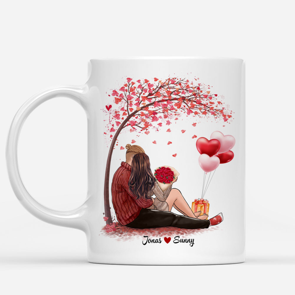 Valentine Couple - Mug - My favorite place is inside your hug_1