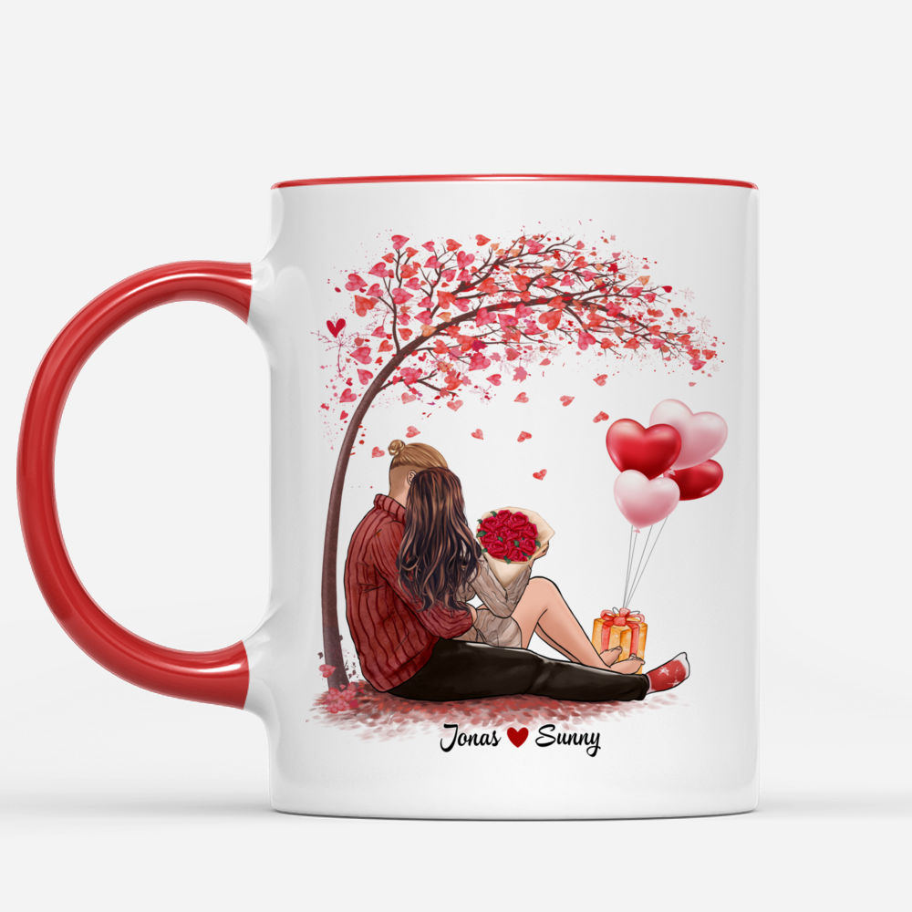 Valentine Couple - Mug - My favorite place is inside your hug_1