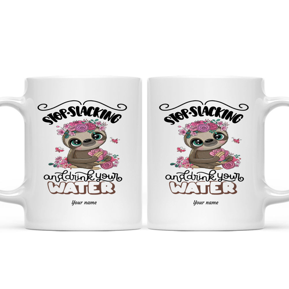 Thumbs Up Sloth Self Stirring Mug