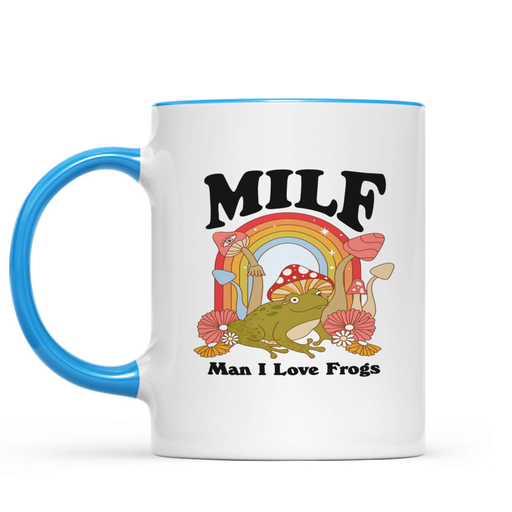 Polka dot frog mug. Husband said it was made for me. :)