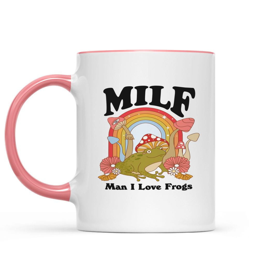 Crazy Frog Lady Mug, Frog Mug For Frog Lovers, Ceramic Coffee Mug, Cute Frog  Cup, Christmas Gift For Him Or Her - Temu