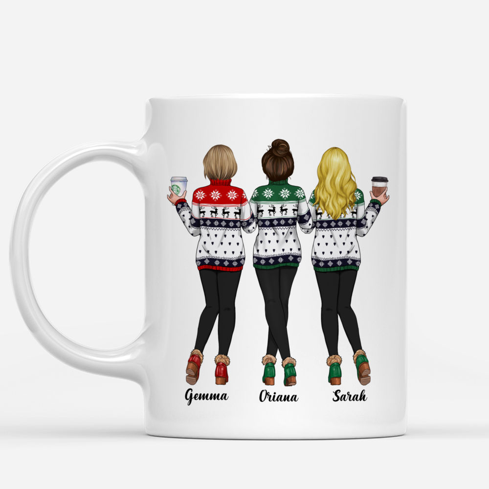 Personalized Mug - Up to 5 Sisters - Life Is Better With Sisters - Winter_1