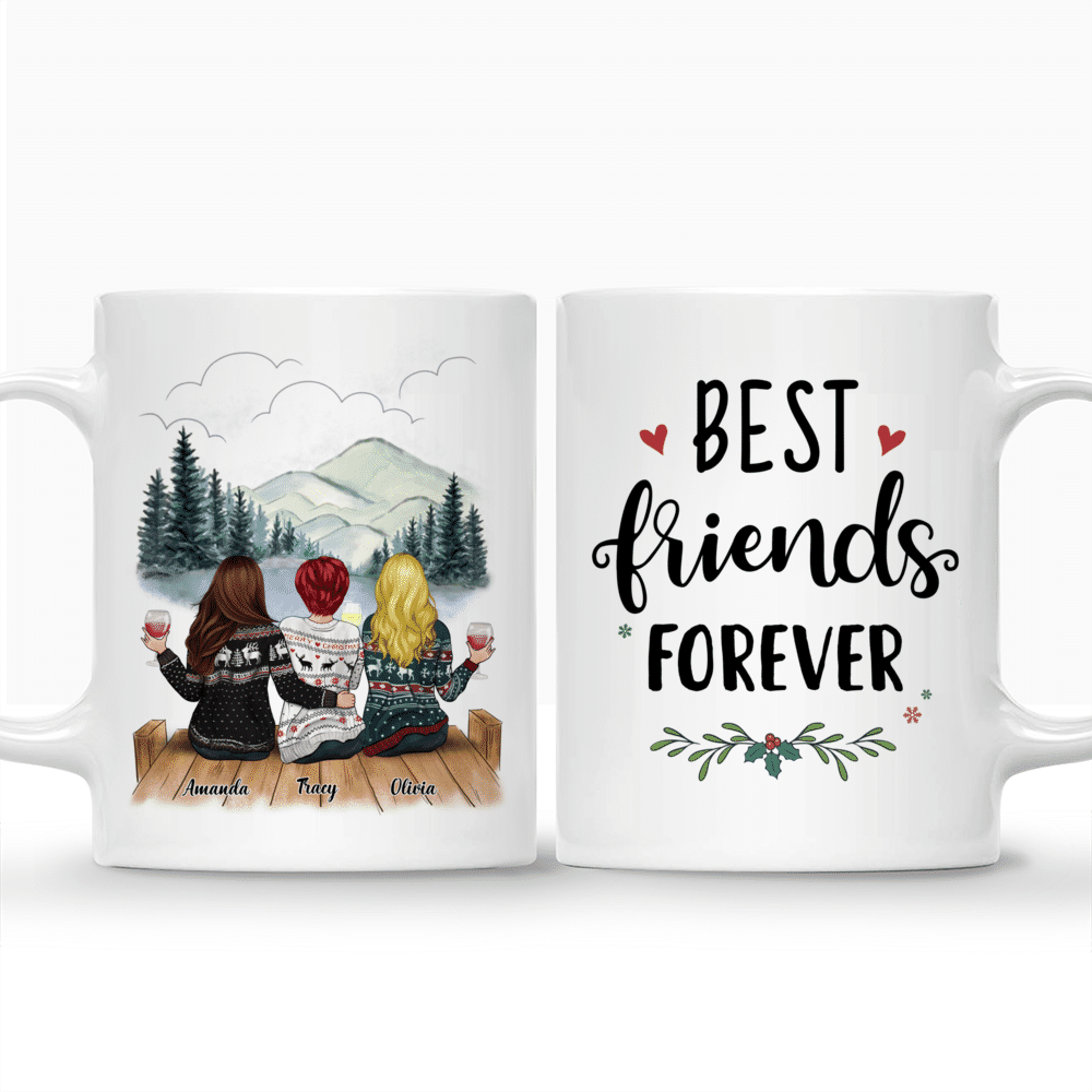 Mountain View - Best friends forever - Personalized Mug_3