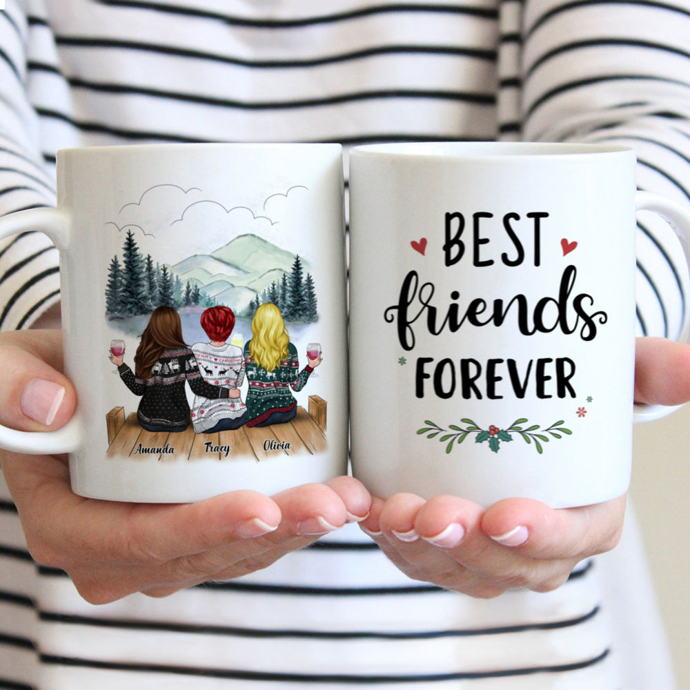 Personalized Mug - Mountain View - Best friends forever