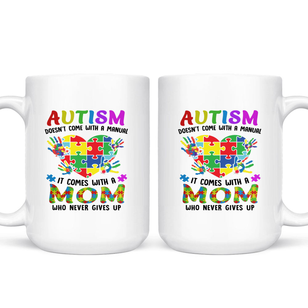 Mama Bear Autism Awareness - Love Support Mo Coffee Mug by Hello Gifts -  Fine Art America