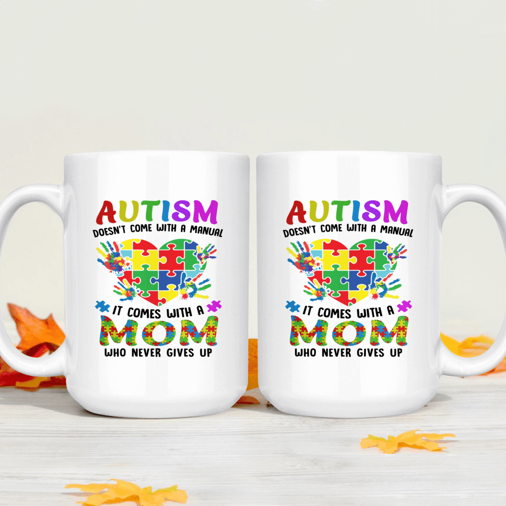 Mama Bear Autism Awareness - Love Support Mo Coffee Mug by Hello Gifts -  Fine Art America