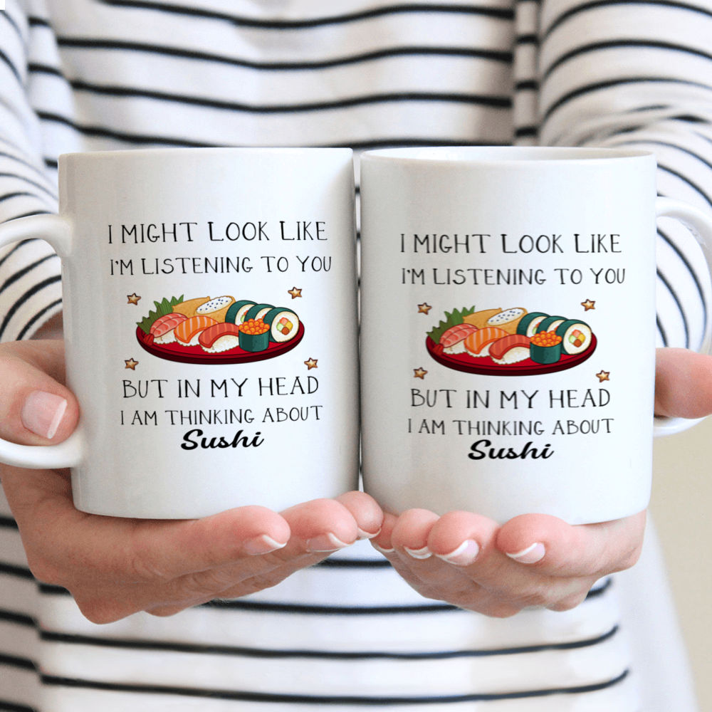 Sushi Mug - Cute Sushi Mug, Funny Sushi Gifts, Sushi Lover Gift