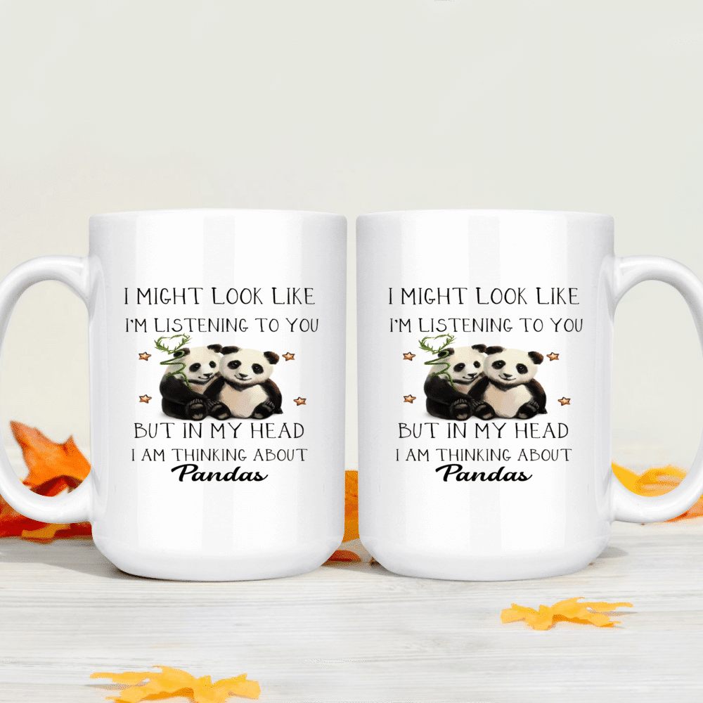 Panda mug - Funny Panda Gift, Panda couple mug, Funny Panda coffee mug,  Panda lover gift, cute Panda mug, lovely Panda mug 42466