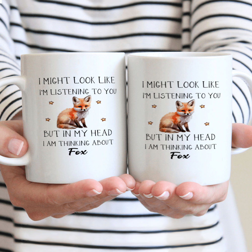 Fox Mug - Cute Fox Cup,Fox Coffee Mug,Fox lover gift,Funny Fox Gifts,Fox  gift idea,Fox birthday Gift,Funny Fox Mug 42476
