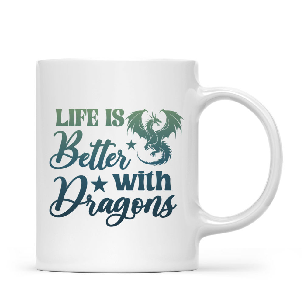 Dragon - Book Dragon - Be A Book Dragon Mug, Dragon and Book Mug_5