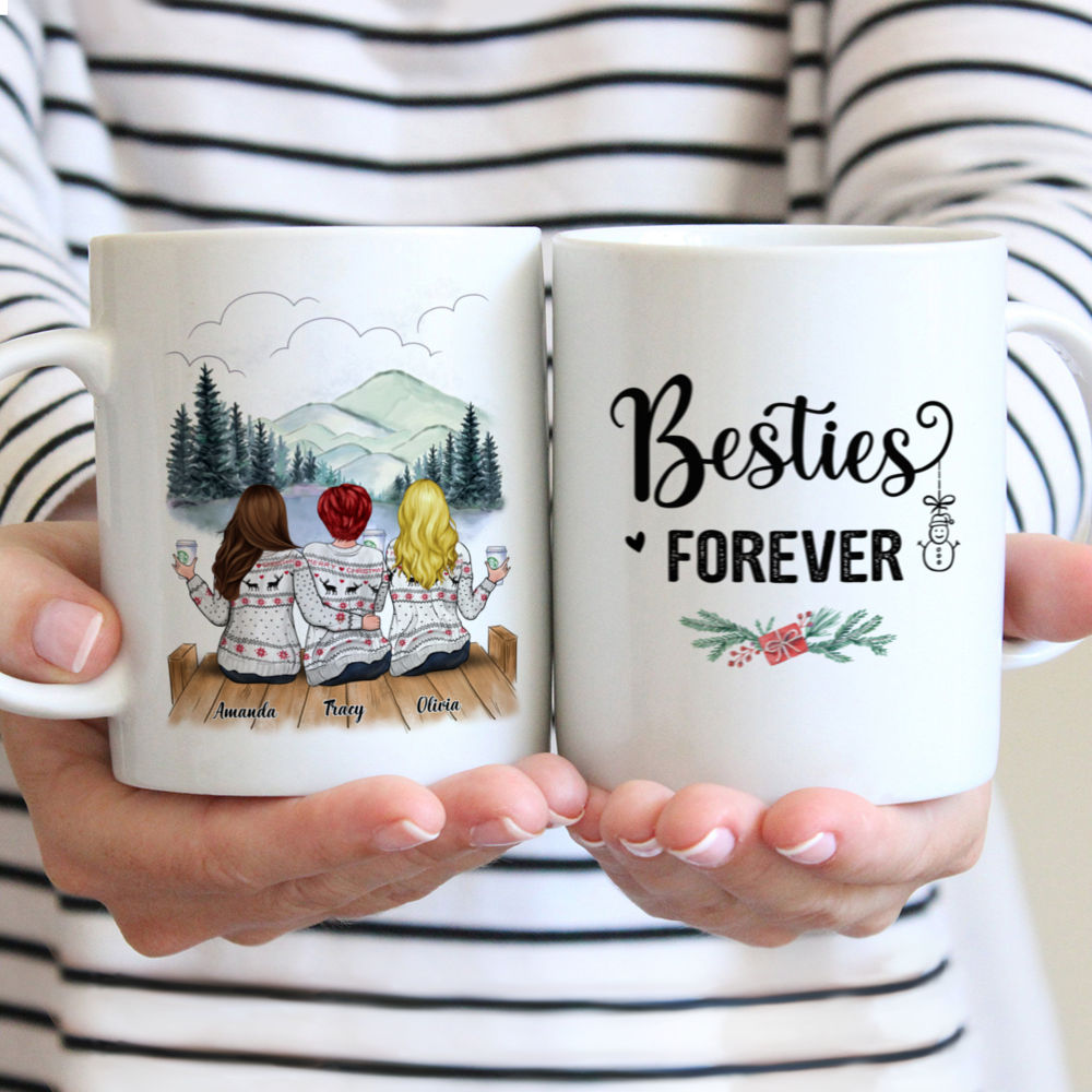 Personalized Mug - Lake View - Besties Forever