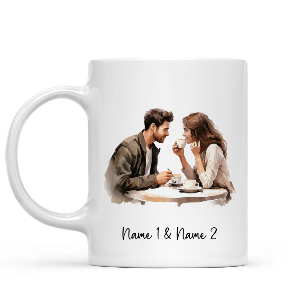 Valentine Mug - Couple Mug - Coffee Couple Mug - Custom Mug - Gifts For  Family, Lovers, Husband, Wife, Friends- Personalized Mug - 42545 42546