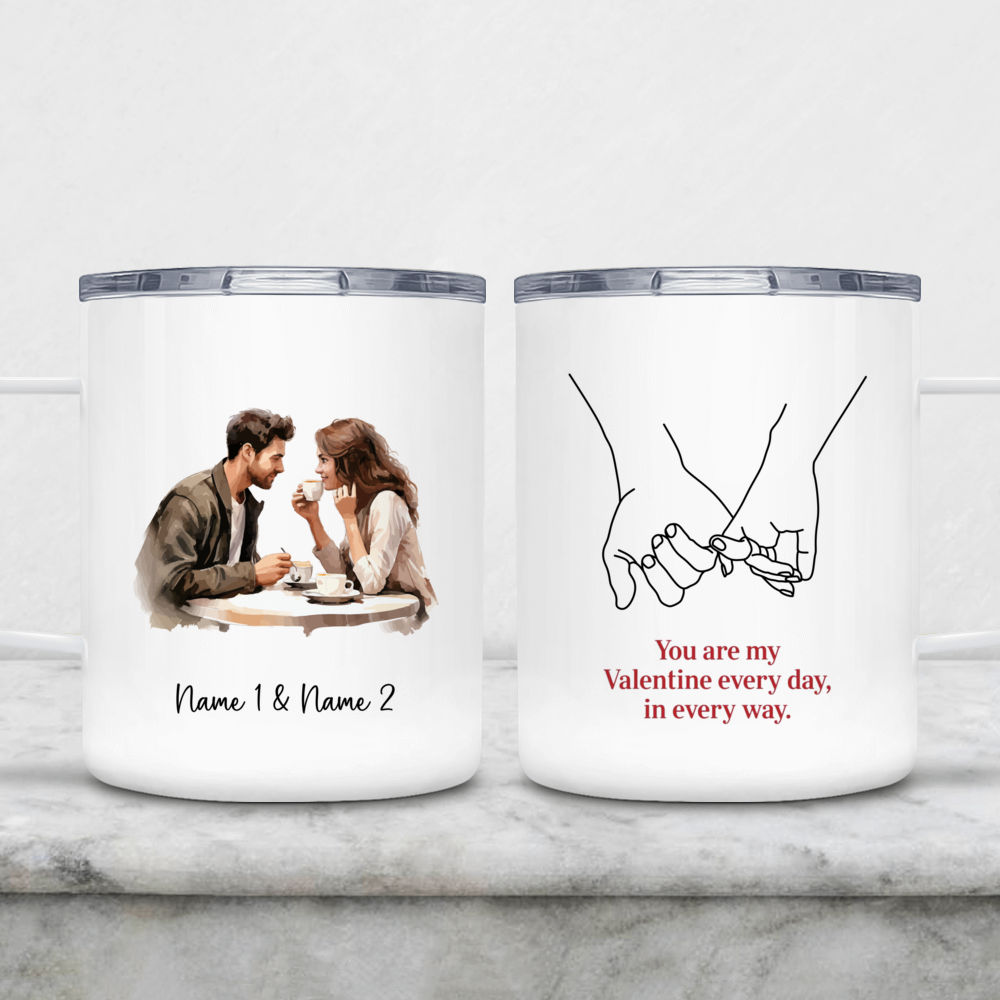 Valentine Mug - Couple Mug - Coffee Couple Mug - Custom Mug - Gifts For  Family, Lovers, Husband, Wife, Friends- Personalized Mug - 42545 42546