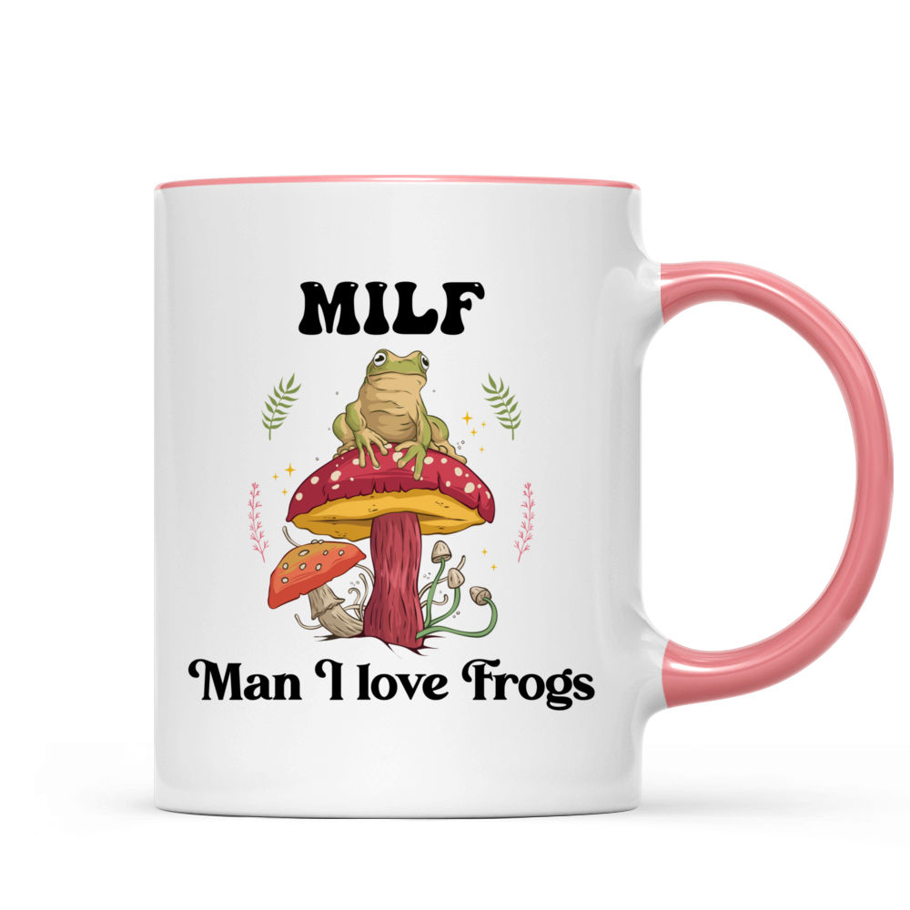 Fergus Frog Mug with Mushroom Lid