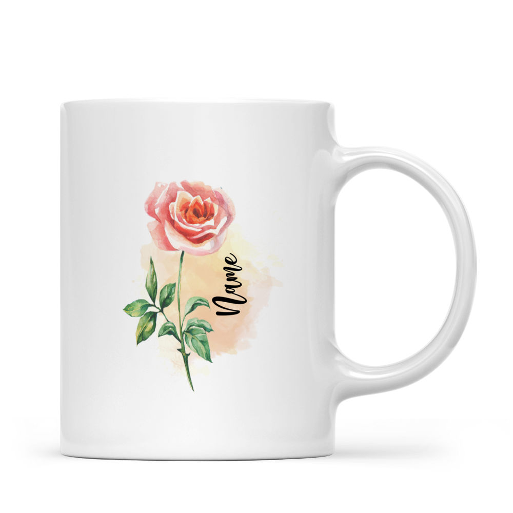 Flower Mug - Personalized Flower Mug, Blooming Rose Mug, Mug Lovers Gift for Friends, Love Coffee Mug 42577_6