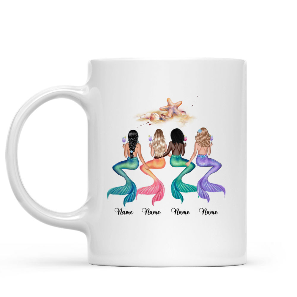 Mermaid Mug - Personalized Mermaid Girls Mug, Best Friends Forever Never apart Mug, Mug Lovers Gift for Friends 42578_5