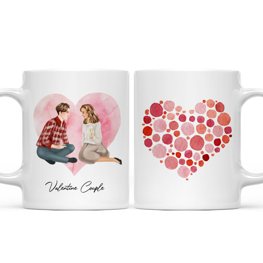 Mr and Mrs, Personalized Heart Shaped Mug Set, Valentine's Day gift -  PersonalFury