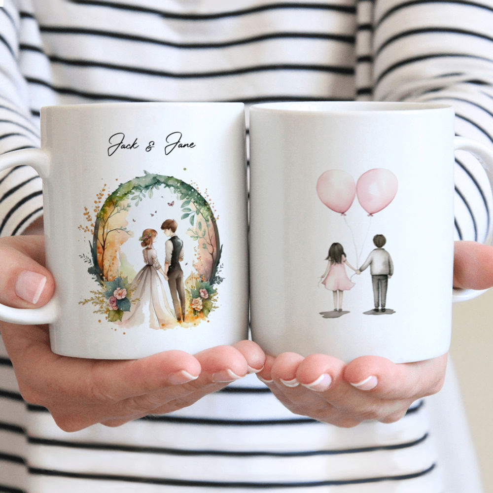 Valentine Mug - Couple Mug - Wedding Mug - Gifts For Family, Lovers,  Husband, Wife, Friends