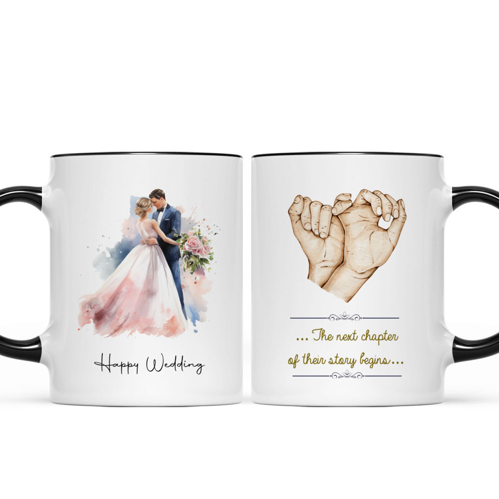 Valentine Mug - Couple Mug - Wedding Mug - Custom Mug - Gifts For Family,  Lovers, Husband, Wife, Friends- Personalized Mug - 42585 42587