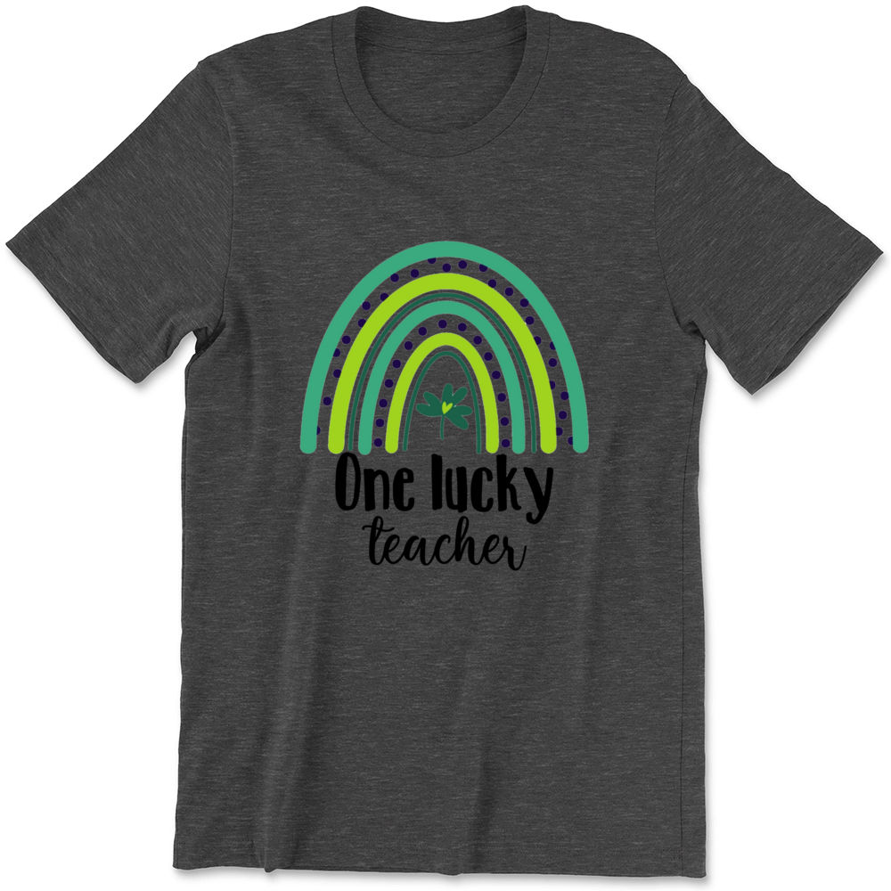 One Lucky Teacher t-shirt – AllStarStitches