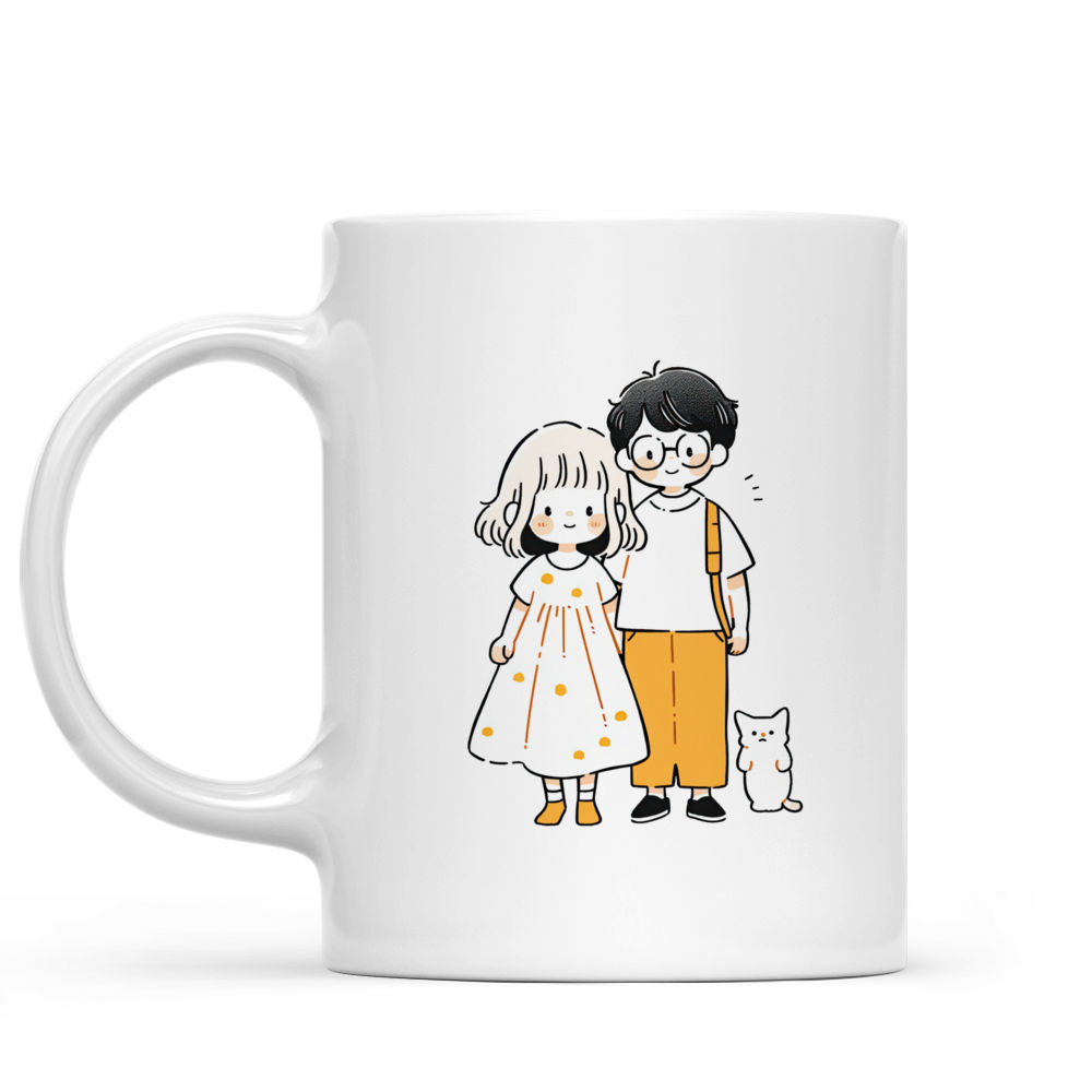 Valentine Mug - Couple Mug - Holding Hands Couple - Custom Mug - Gifts For Family, Daughters, Sisters  Lovers, Girlfriend, Wife, Friends-  Personalized Mug - 42713 42712_1