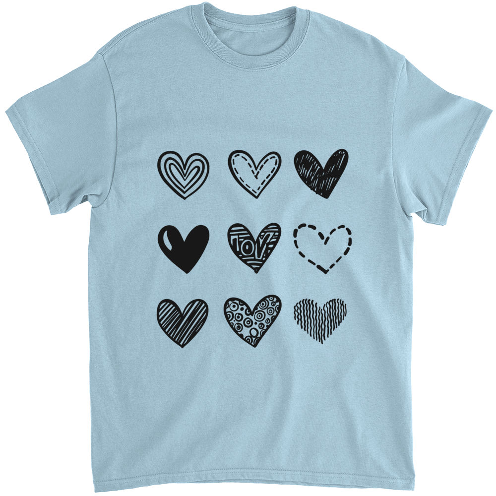 Valentines Day - Womens Valentines Day Heart T-Shirt Valentines Day - Womens Valentines Day Heart T-Shirt