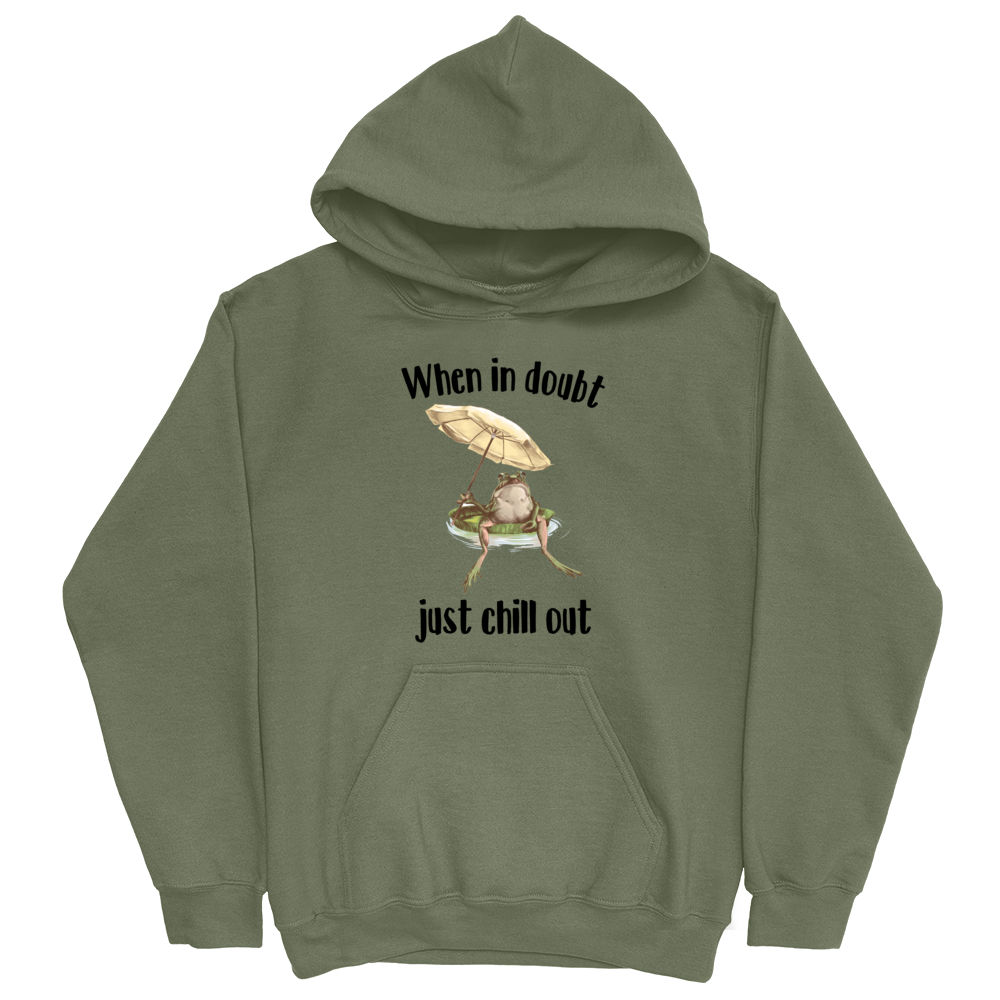 Frog - Forg When in doubt just chill out T-Shirt, Frog Gift, Frog