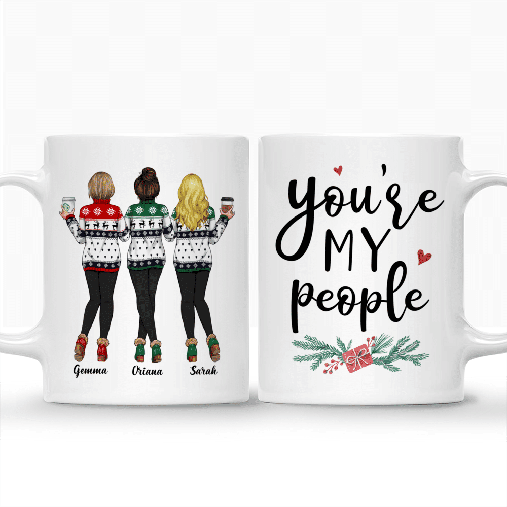 Personalized Mug - Best friends - You're My People - Winter_3